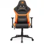 Universeller Gaming-Stuhl COUGAR Gaming Armor One V2 F Gepolsterte Sitzfläche Schwarz Orange