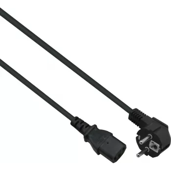 Netzkabel Helos 262654 Schwarz 1,8 m CEE 7/7 IEC C13