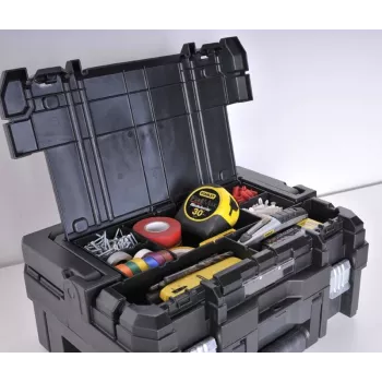 Stanley FMST1-71966 TSTAK II Modul, Werkzeugkoffer mit Schaumstoff