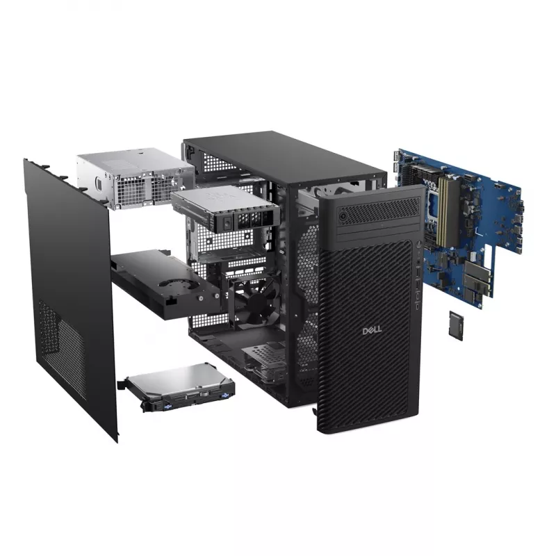 DELL Pro Max FCT2250 T2 Intel Core Ultra 7 265 32 GB DDR5-SDRAM 1 TB SSD NVIDIA RTX A1000 Windows 11 Pro Tower PC Schwarz