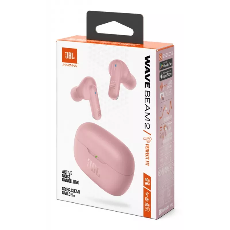 JBL Wave Beam 2 Headset Kabellos In-Ear Anrufe/Musik Bluetooth Pink