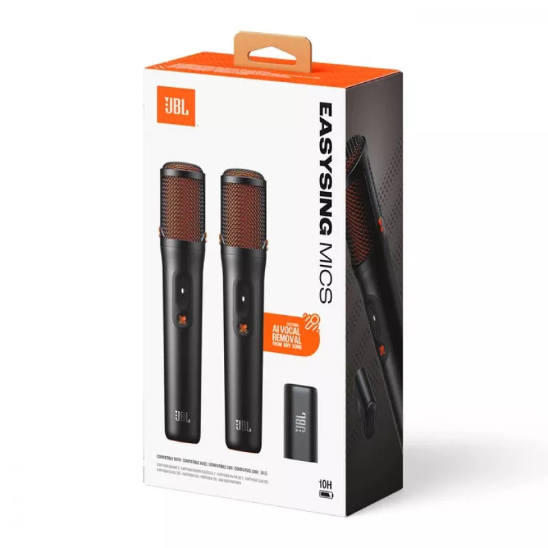 JBL EasySing Mics Schwarz Mikrofonset