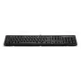 HP 125 Kabelgebundene Tastatur Full-Size USB Membran Schwarz