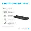 HP 125 Kabelgebundene Tastatur Full-Size USB Membran Schwarz