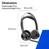 HP Poly Voyager Focus 2-M USB-C-C Headset USB-C/A Adapter Poly+ 3 Jahre