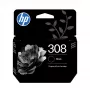 HP 308 Schwarz Original Tintenpatrone – Pigmentschwarz, Standardreichweite, Einzelpackung, 160 Seiten