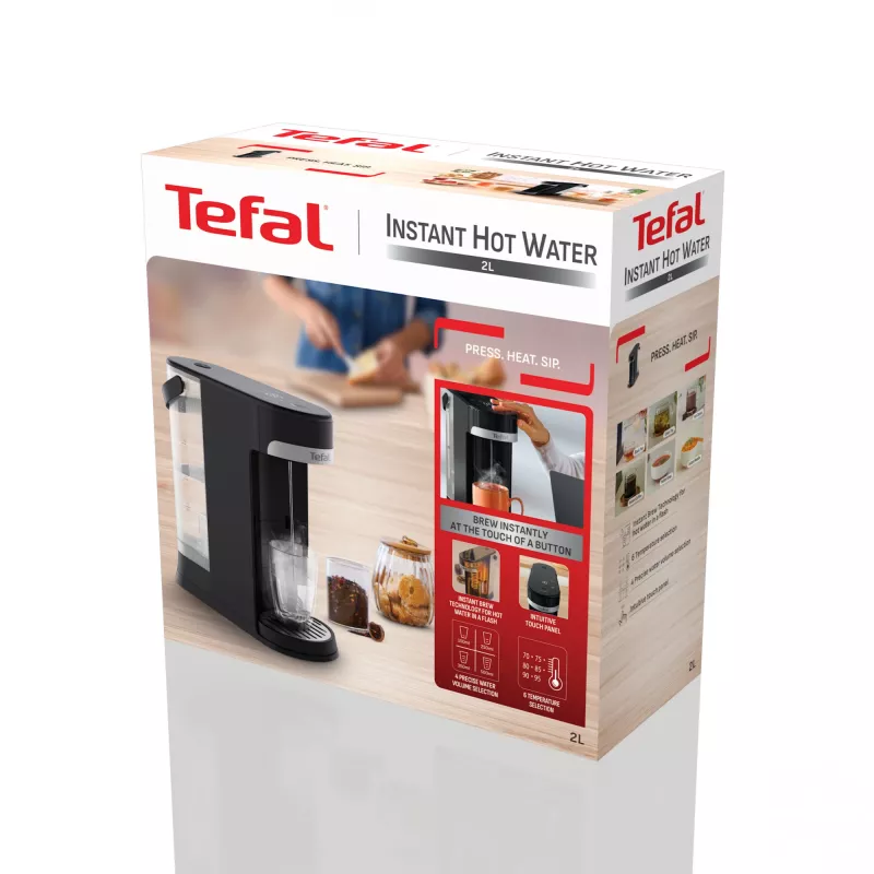 Tefal Instant Hot Water BR3508E0 Wasserspender Schwarz 2 L