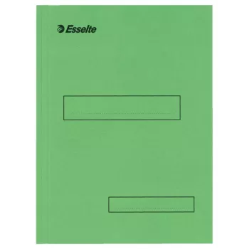 Esselte 721040 Kartonmappe, A4, grün, 2 Klappen, 160 g/m2