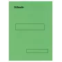 Esselte 721040 Kartonmappe, A4, grün, 2 Klappen, 160 g/m2