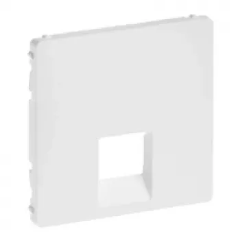 Legrand Valena Life RJ11/RJ45 1-Gang Abdeckung, Ultra White
