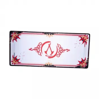 Lexip X Ubisoft - Assassin's Creed - Shadows XXL Mauspad, Schwarz, Gold, Rot, Weiß, Bild, rutschfeste Basis, Gaming-Mauspad
