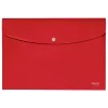 Leitz Recycle Dokumentenmappe, Umschlagmappe, A4, Polypropylen (PP), Rot, Querformat, 60 Blatt
