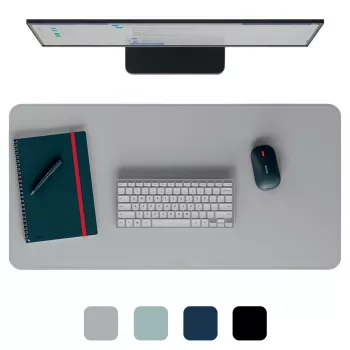 Leitz Large Desk Mat, Grau, Polyvinylchlorid (PVC), 400 mm, 800 mm, 2 mm, 350 g