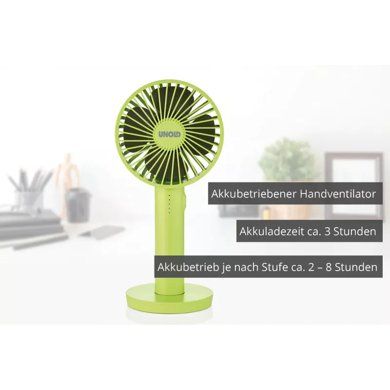 Unold Breezy II Grün 10 cm Handventilator