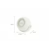 Unold Breezy Bowl 86670 kompakter persönlicher Lüfter, creme