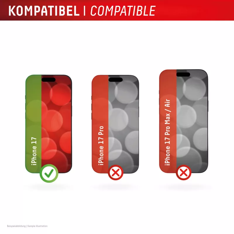 Displex Displayschutz (10H) für Apple iPhone 17, kratzfest
