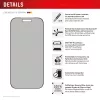 Displex Sichtschutz-Displayschutzfolie (10H) für Apple iPhone 17 — Gehärtetes Glas, Blickschutzfilter, kratzfest, stoßfest