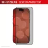 Displex Sichtschutz-Displayschutzfolie (10H) für Apple iPhone 17 — Gehärtetes Glas, Blickschutzfilter, kratzfest, stoßfest