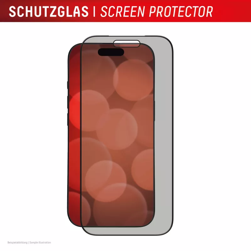Displex Privacy Screen Protector (10H) für Apple iPhone 17 Pro, Blickschutzfilter
