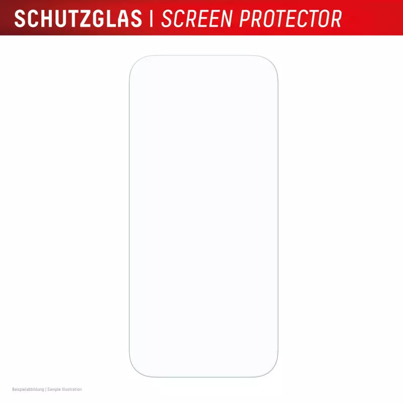 Displayschutz + Hülle e.v.i. für Apple iPhone 17 Pro – Gehärtetes Glas, Transparent, Kratz- und stoßfest