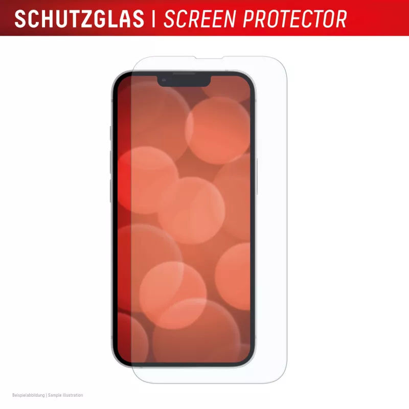 Displex (10H) Panzerglas-Schutzfolie e.v.i. für Apple iPhone 16e/17e — kratz-, schmutz- und stoßfest, transparent