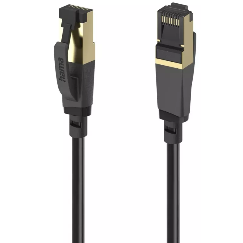 Hama 00202002 Netzwerkkabel Schwarz 3 m Cat8 S/FTP (S-STP)