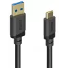 Hama 00202006 USB-Kabel USB 3.2 Gen 1 (3.1 Gen 1) 1,5 m USB A USB C 5 Gbit/s Schwarz