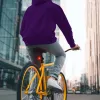 Hama 00185838 LED Fahrradbeleuchtungsset, Vorder- und Rücklicht, Batterien, StVZO