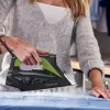 Rowenta DW6330 Eco Intelligence Dry & Steam iron Microsteam 400 HD soleplate 2500 W Schwarz, Grün