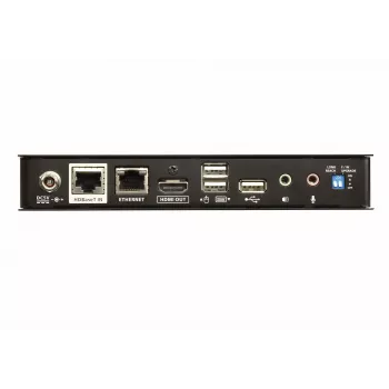 ATEN USB HDMI HDBaseT2.0 KVM Extender/Remote, Empfänger, Kabelgebunden, 100 m, Cat5e, Cat6, Cat6a, 4096 x 2160 Pixel, Schwarz