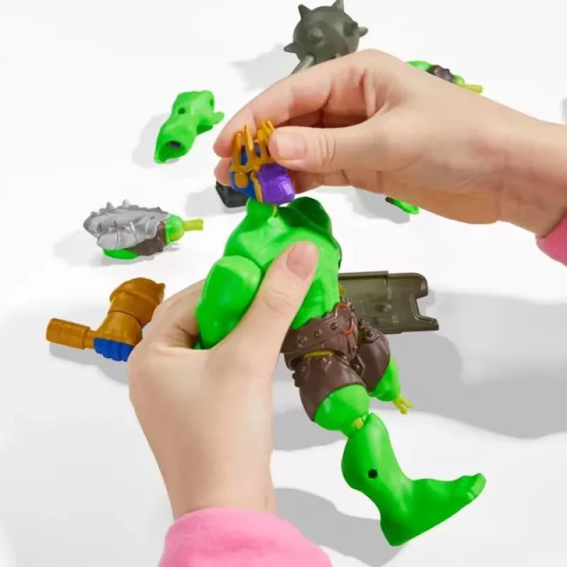 HASBRO Marvel MixMashers Avengers Hulk Mix-&-Match Actionfigur, mehrfarbig, für Kinder ab 4 Jahren