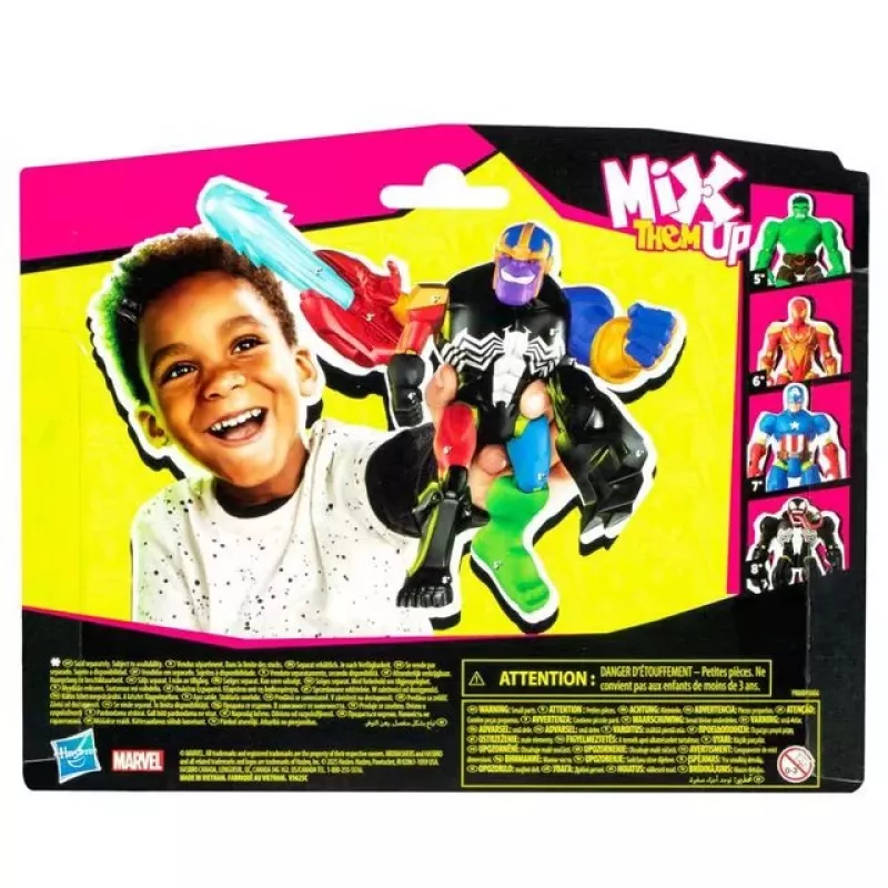 Marvel MixMashers Avengers Thanos Mix-&-Match, 4 Jahr(e), Mehrfarbig