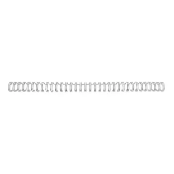 GBC WireBind-Bindrücken 3:1 NO7 11mm A4, Silber, 3 Blatt, Metall, A4, 1,1 cm, 266 mm