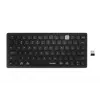 Kensington Dual Wireless Compact Tastatur - BE, Mini, Wireless, RF Wireless + Bluetooth, AZERTY, Schwarz