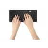 Kensington Dual Wireless Compact Tastatur - BE, Mini, Wireless, RF Wireless + Bluetooth, AZERTY, Schwarz