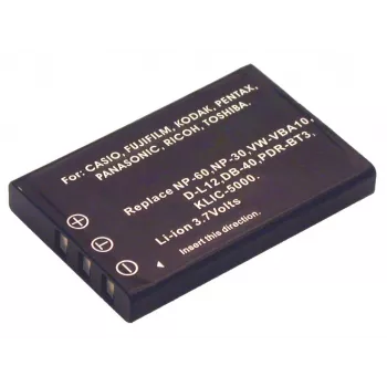 2-Power Digitalkamera-Akku 3,7 V 1150 mAh, 1000 mAh, 3,7 V, Lithium-Ionen (Li-Ion)