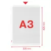 Esselte Quality Pocket A3 Hochformat, 30% recycelter Kunststoff aus Pre-Consumer-Material