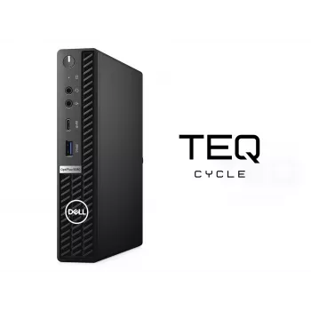 Teqcycle DELL OptiPlex 5080 Intel® Core™ i5 i5-10500T 16 GB DDR4-SDRAM 256 GB SSD Windows 11 Pro MFF Mini-PC Schwarz