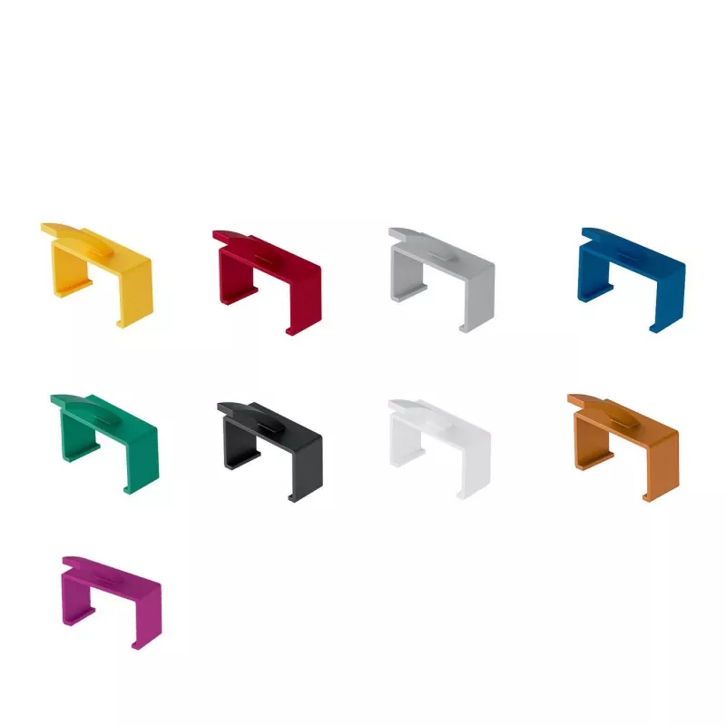 Lanview Clips für schlank & Bendable Series 20 Stück Grün Kunststoff 150 mm 20 Stück