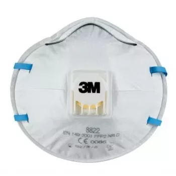 3M Cool Flow 8822 FFP2 NR D Einweg-Atemschutzmasken, 5 Stück (8822PRO5)
