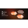 Smartes Wandleuchten-Set Govee Glide Hexagon Light Panels Ultra Erweiterungspack – Wi-Fi/Bluetooth, 36 V Eingang, grau