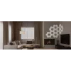 Smartes Wandleuchten-Set Govee Glide Hexagon Light Panels Ultra Erweiterungspack – Wi-Fi/Bluetooth, 36 V Eingang, grau