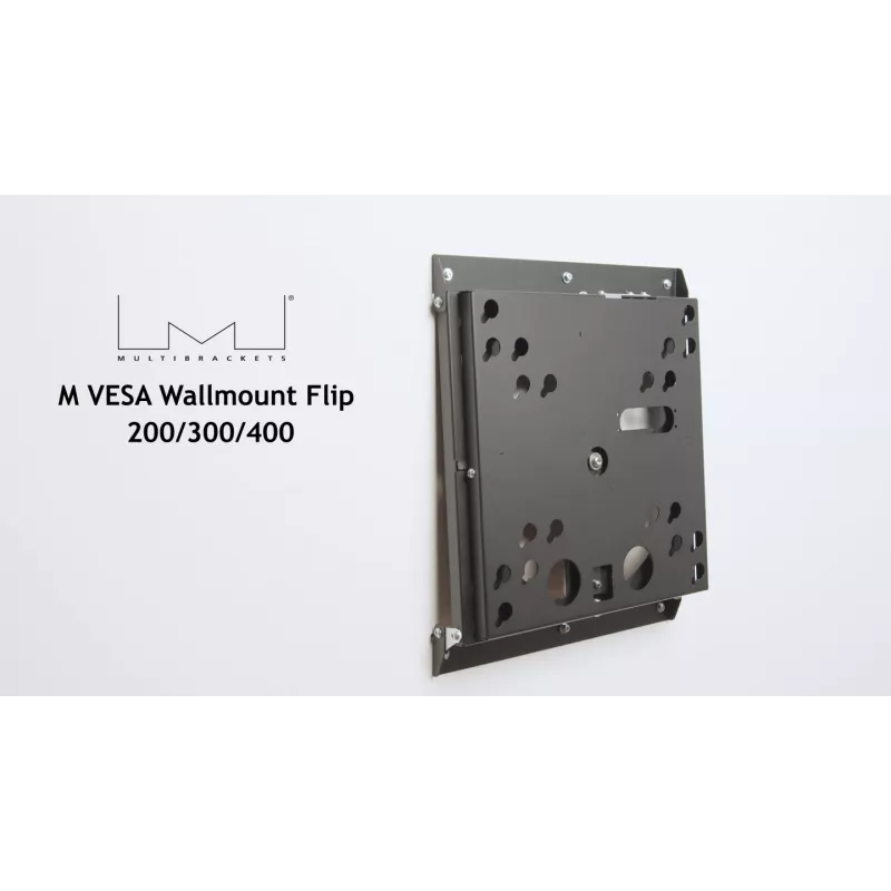 Multibrackets M VESA Wallmount Flip 200/300/400 Maximale Tragfähigkeit 50 kg Minimale Bildschirmgröße 127 cm Maximale Bildschirmgröße 2,41 m