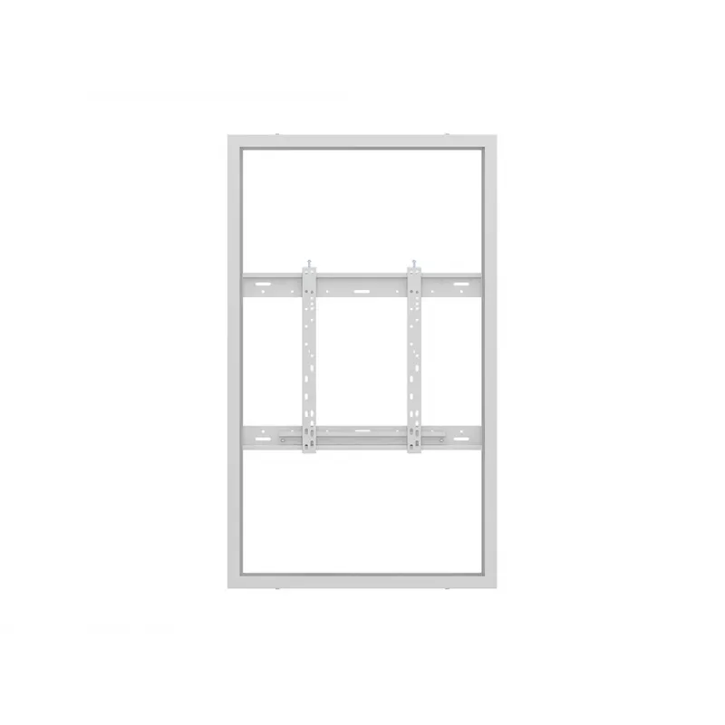 Gehäuse-Wandhalterung MULTIBRACKETS M Pro Series für 55-Zoll-Displays, schlank Medium, Weiß, Stahl, 1360×87×860 mm, Quer-/Hochformat