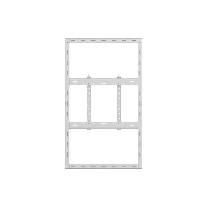 Gehäuse-Wandhalterung MULTIBRACKETS M Pro Series für 55-Zoll-Displays, schlank Medium, Weiß, Stahl, 1360×87×860 mm, Quer-/Hochformat
