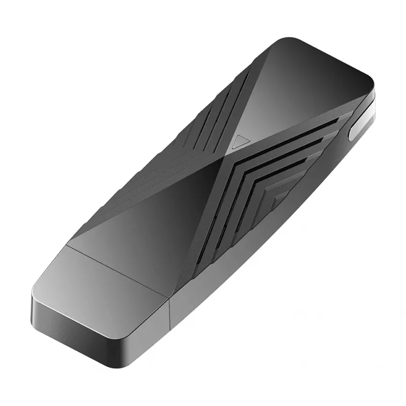D-Link AX1800 Wi-Fi USB Adapter, Wireless, USB, WLAN, Wi-Fi 6 (802.11ax), 1800 Mbit/s, Schwarz