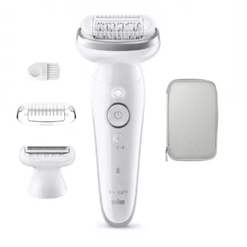 Braun Silk-épil 9 Silk·épil 9 9-030 40-Pinzetten Weiß