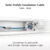 ACT Blue 40 Meter S/FTP CAT6A B2ca PoE++ 100W solides vorkonfektioniertes Installationskabel, RJ45 Stecker – Stecker