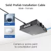 ACT CAT6A S/FTP B2ca PoE++ 100W solides vorkonfektioniertes Installationskabel mit RJ45 Stecker–Buchse, 55 m (FB0155)
