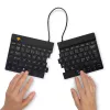 R-Go Tools Ergonomische Tastatur R-Go Split Break mit Pausensoftware, ergonomische geteilte Tastatur, QWERTY (NORDISCH), Bluetooth, schwarz